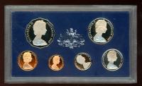 Image 2 for 1969 Australian Proof Set - Five Cent Rotated