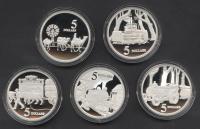 Image 1 for 1997 Masterpieces in Silver Proof Set The Opening of the Continent