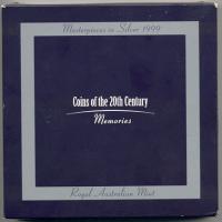 Image 1 for 1999 Masterpieces In Silver Proof Set - Coins of the 20th Century