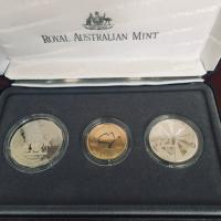 Image 2 for 2001 Federation Three Coin Proof Set - Queensland