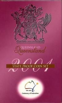 Image 1 for 2001 Federation Three Coin Proof Set - Queensland
