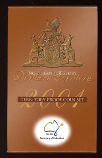 Image 1 for 2001 Federation Three Coin Proof Set - Northern Territory