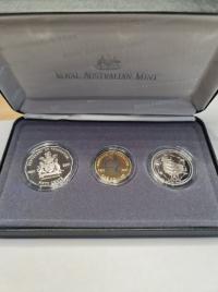 Image 2 for 2001 Federation Three Coin Proof Set - Norfolk Island