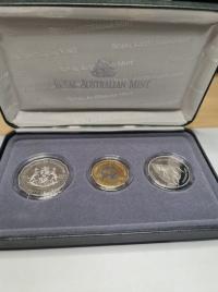 Image 2 for 2001 Federation Three Coin Proof Set - Tasmania