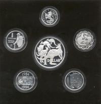 Image 1 for 2004 Masterpieces in Silver Proof Set Twenty Years of the Australian Dollar Coin