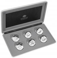 Image 1 for 2008-2010 Masterpieces in Silver Proof Set Aviation Flying through Time