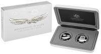Image 1 for 2010 Masterpieces in Silver 2 Coin Fine Silver Proof Set