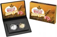 Image 1 for 2012 Two Coin Proof Set - Australian Wheat Fields of Gold