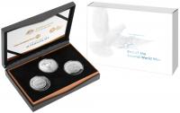 Image 1 for 2020 Three Coin Silver Proof Set - 75th Anniversary of the end of World War II