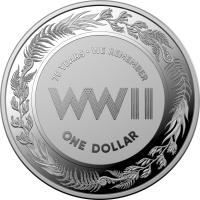 Image 4 for 2020 Three Coin Silver Proof Set - 75th Anniversary of the end of World War II