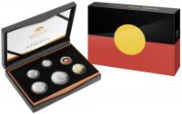 Image 1 for 2021 Six Coin Proof Year Set - 50th Anniversary of the Australian Aboriginal Flag