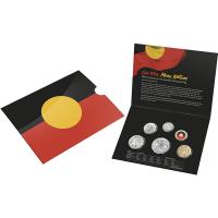 Image 2 for 2021 Six Coin Uncirculated year Set - 50th Anniversary of the Australian Aboriginal Flag