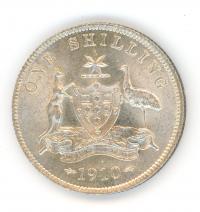 Image 1 for 1910 Australian Shilling UNC ChUNC B