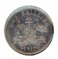 Image 1 for 1917 Australian Shilling gVF