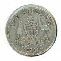 Image 1 for 1936 Australian Shilling gF