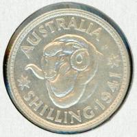Image 1 for 1941 Australian Shilling EF