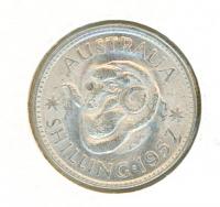 Image 1 for 1957 Shilling UNC