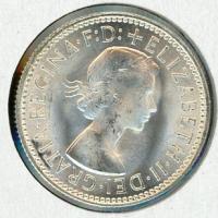 Image 2 for 1958 Australian Shilling UNC