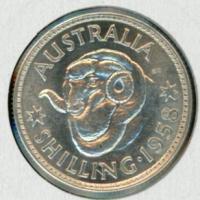 Image 1 for 1958 Australian Shilling UNC - B