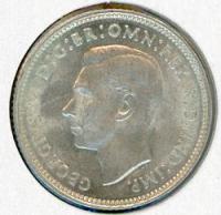 Image 2 for 1938 George VI Sixpence EF