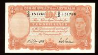 Image 1 for 1942 Ten Shillings G21 151766 gVF