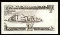 Image 2 for 1954 Coombs-Wilson Ten Shilling Note AC36 829152 aUNC