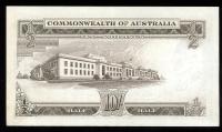 Image 2 for 1961 Ten Shilling Banknote AH62 209369 EF
