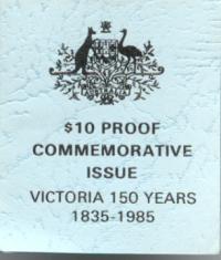 Image 2 for 1985 $10 Proof Coin State Series - Victoria