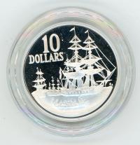 Image 2 for 1988 $10 Silver Proof - Landing of Governor Phillip at Port Jackson