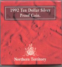 Image 2 for 1992 State Series Proof $10 - Northern Territory