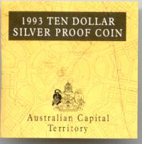 Image 4 for 1993 State Series Proof $10 - Australian Capital Territory