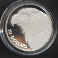 Image 3 for 1994 Birds of Australia Piedfort $10 Proof Coin - Wedge Tailed Eagle