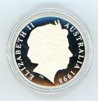 Image 3 for 1998 $10 Silver Piedfort - Northern Hairy-Nosed Wombat
