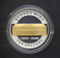 Image 2 for 2005 $10 Silver Proof Coin - Sesquicentenary Sydney Mint