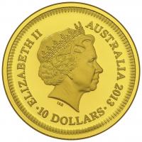 Image 2 for 2013 Bicentenary of the Holy Dollar & Dump $10 Gold Proof Coin