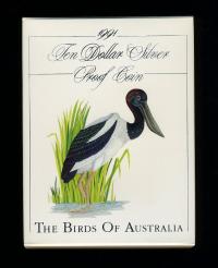 Image 3 for 1991 Birds of Australia $10 Proof - Jabiru
