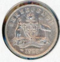 Image 1 for 1927 Australian Threepence EF