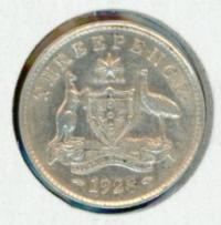Image 1 for 1928 Australian Threepence - EF B