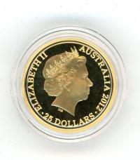Image 3 for 2012 Kangaroo at Sunset $25 Gold Proof Coin
