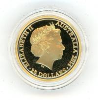 Image 3 for 2014 Kangaroo at Sunset $25 Gold Proof Coin