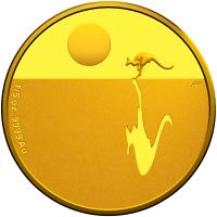 Image 2 for 2017 $25 Gold Proof Coin - Kangaroo at Sunset