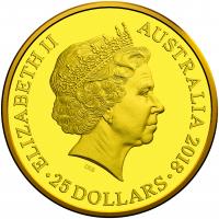 Image 4 for 2018 $25 Gold Proof Coin - Kangaroo at Sunset