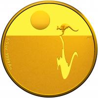 Image 3 for 2018 $25 Gold Proof Coin - Kangaroo at Sunset