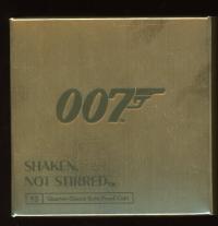 Image 4 for 2020 UK Quarter oz Gold James Bond 007 R3 (Shaken Not Stirred) Proof