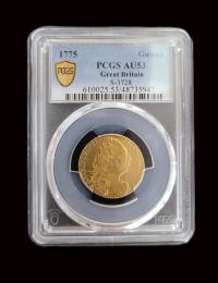Image 4 for 1775 UK Gold Guinea slabbed PCGS AU53