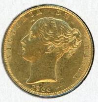 Image 2 for 1844 UK Gold Shield Sovereign