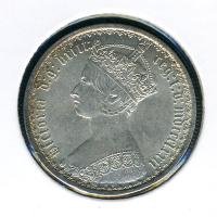 Image 2 for 1872 Gothic Florin - almost Uncirculated
