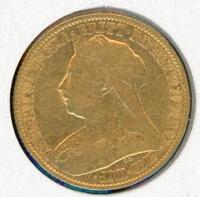 Image 2 for 1895 UK Gold Half Sovereign