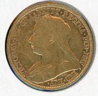 Image 2 for 1897 UK Gold Half Sovereign