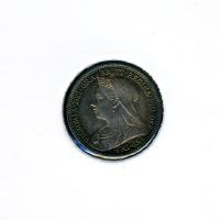 Image 2 for 1901 Three Pence - Uncirculated